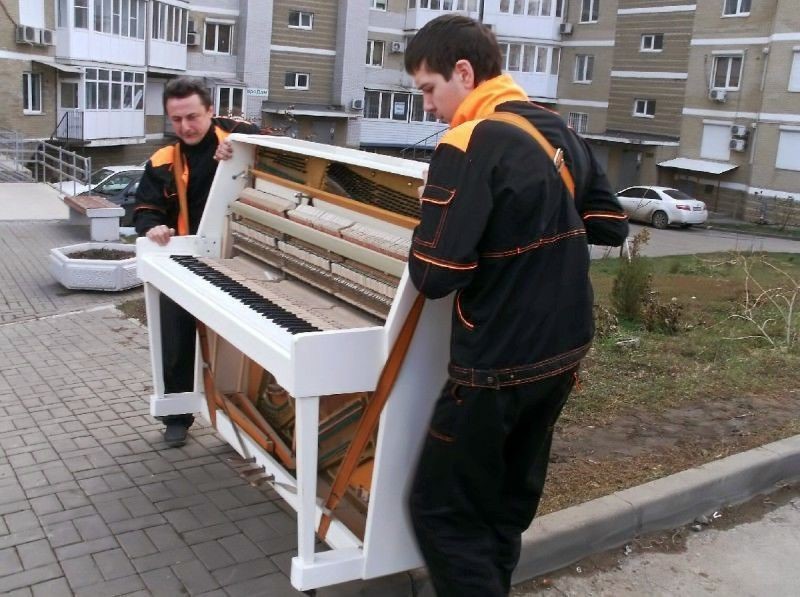 Перевозка пианино и рояля в Ейске — цена от 824 руб., грузчики, упаковка — Мастер24