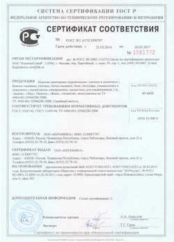 15.02.2025 Ейск - Изделия санитарные керамические